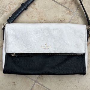 Kate Spade Cobble Hill Marsala fold over crossbody bag